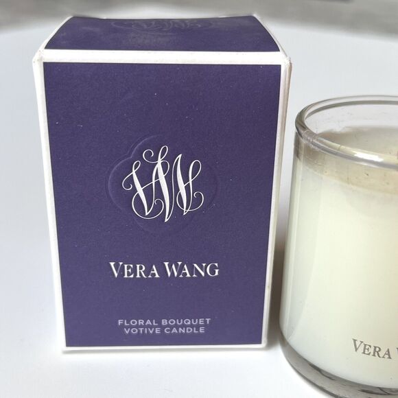 Vera Wang by NEST Floral Signature Glass Votive Candle 2.4 oz 20 hrs New in Box - Picture 3 of 10